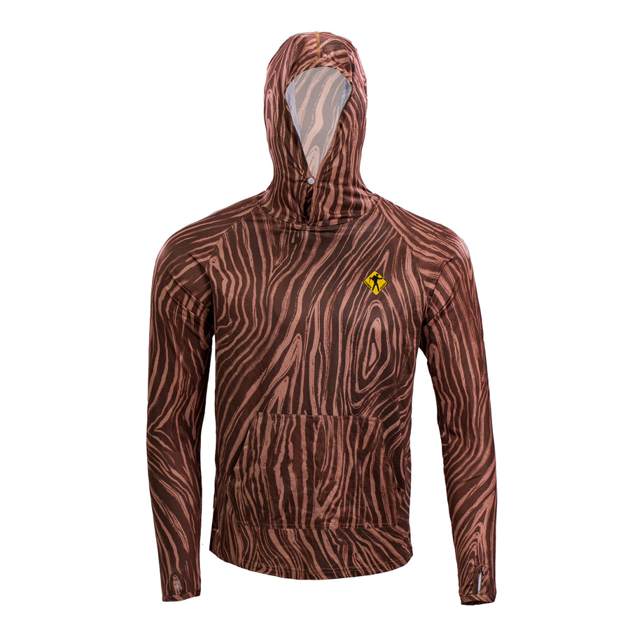Wood Grain Sun Hoodie - close out