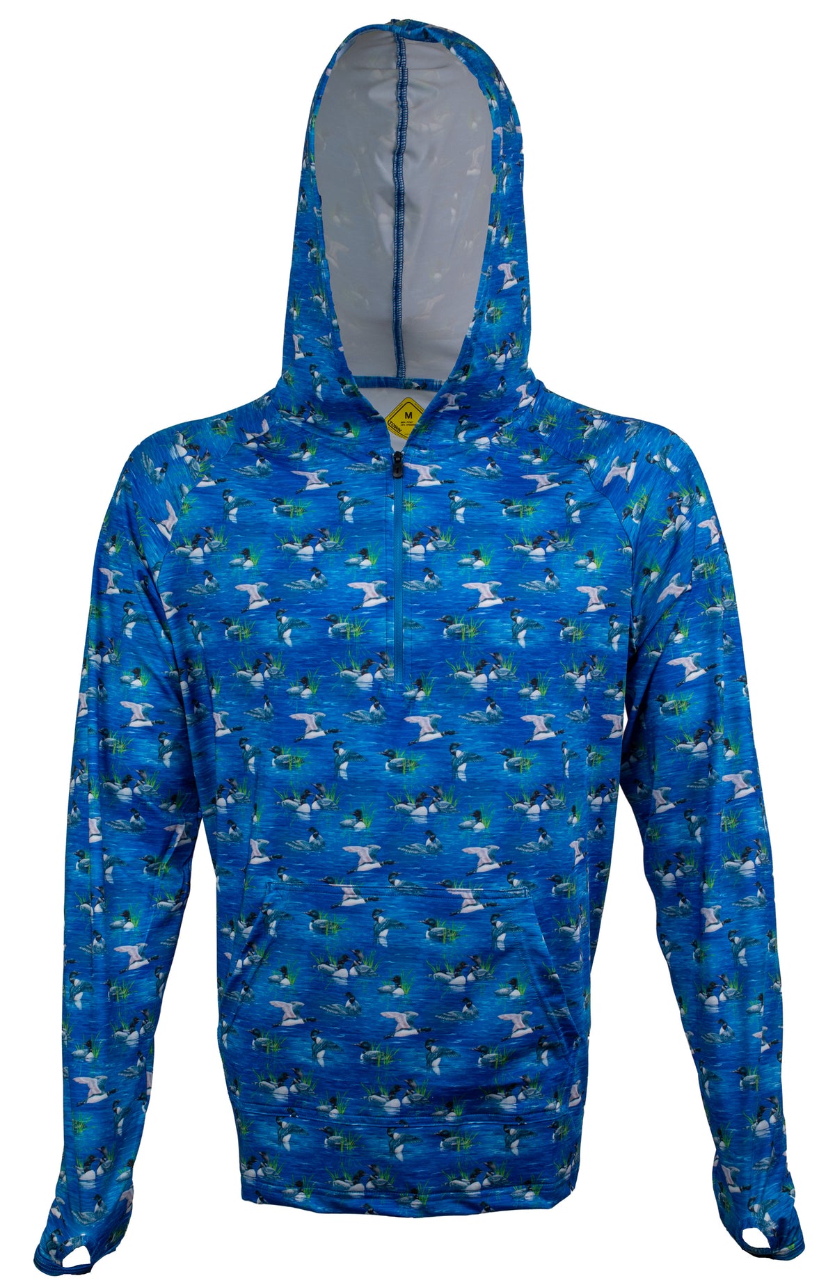 Loon Zip Sun Hoodie | UPF50+ Half-Zip Trail Shirt | TownShirt Co 